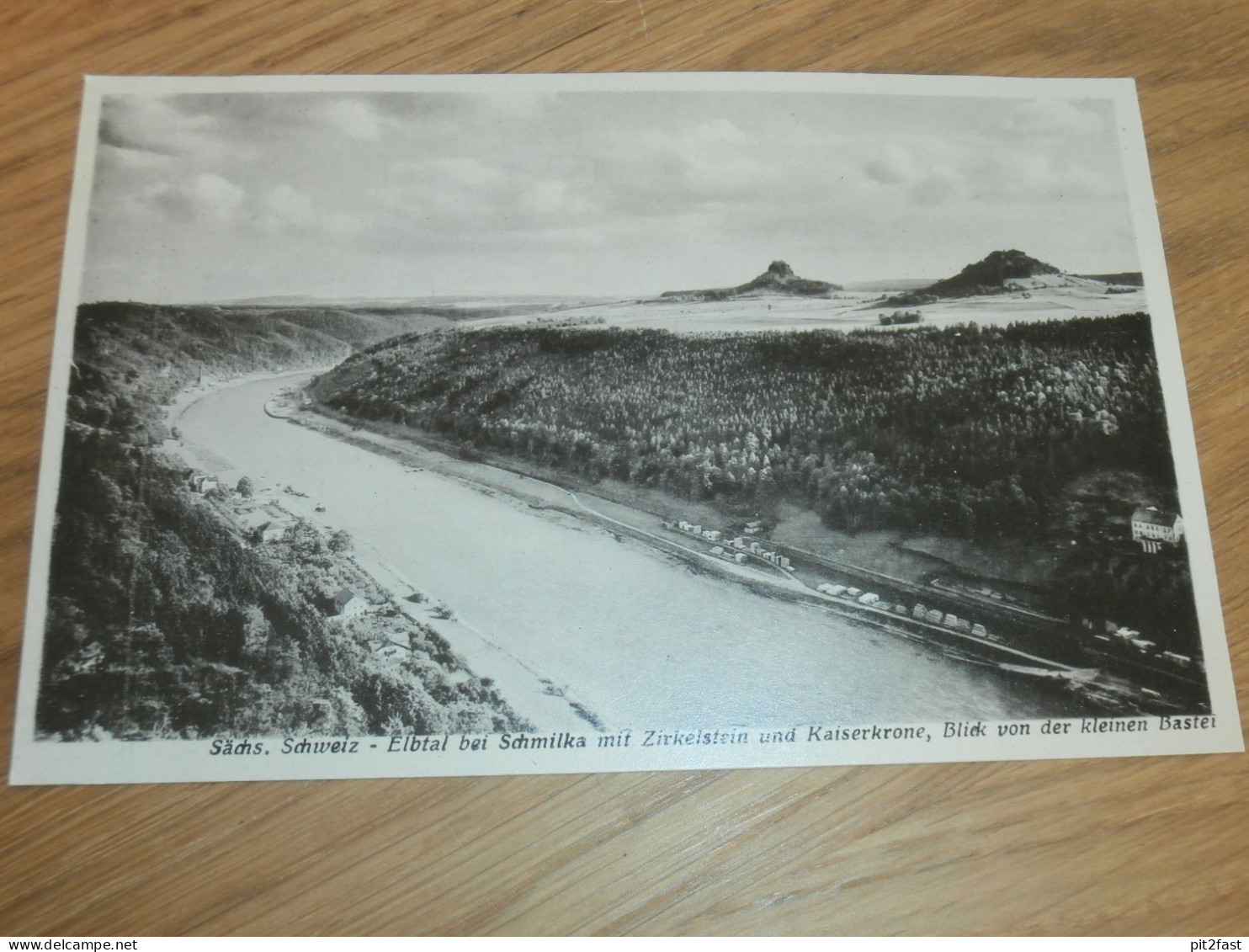 Elbtal bei Schmilka - Sächsische Schweiz , ca. 1910 , Ansichtskarte , AK !!