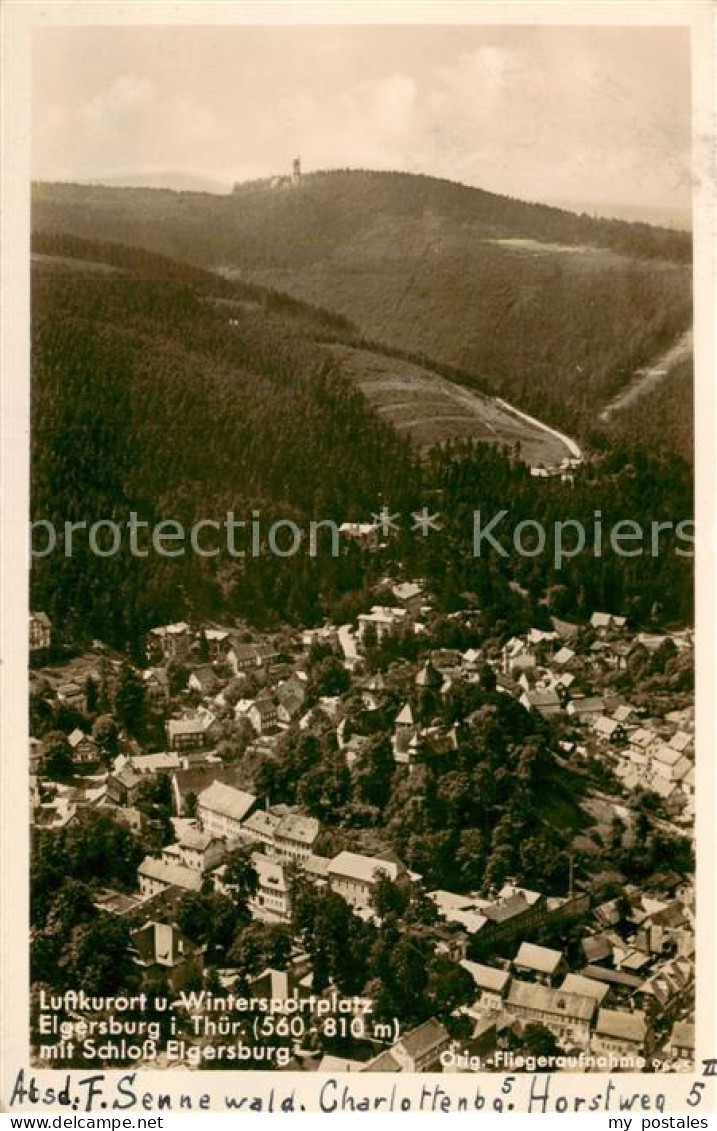 Elgersburg Fliegeraufnahme mit Schloss Elgersburg