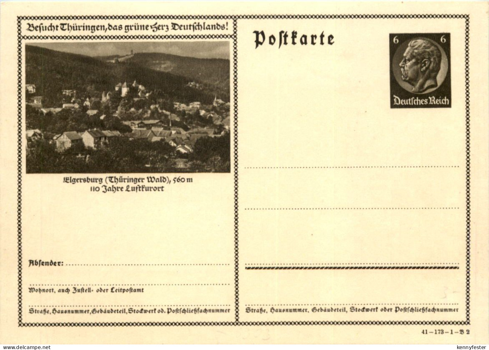 Elgersburg - Ganzsache