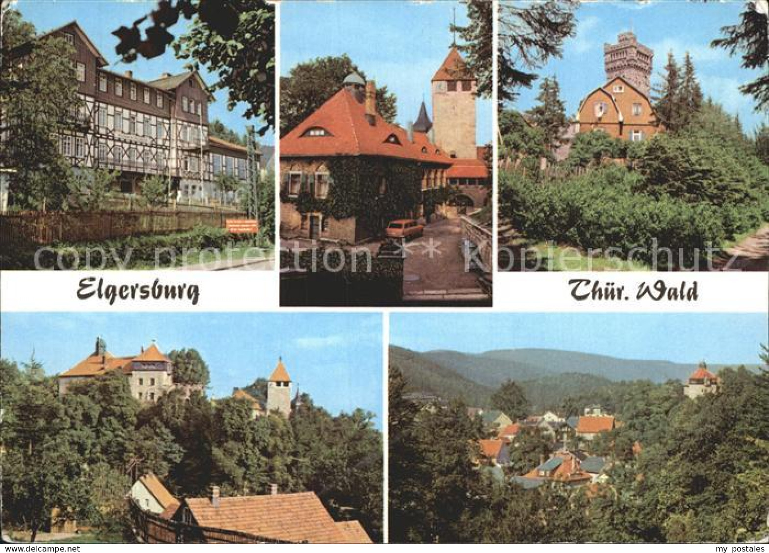 Elgersburg Reichsbahn-Erholungsheim Schloss-Elgersburg Hohe-Warte
