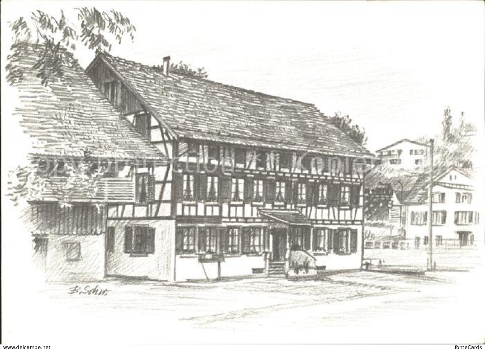 Elgg Bahnhoefli Kuenstlerkarte