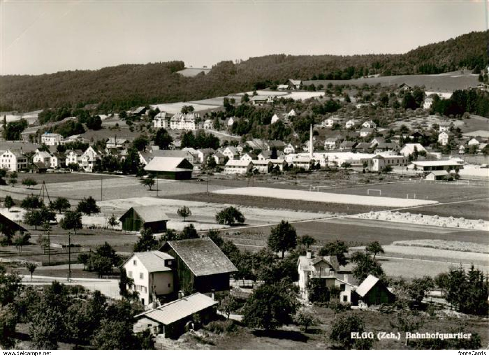 Elgg Winterthur ZH Panorama Bahnhofquartier