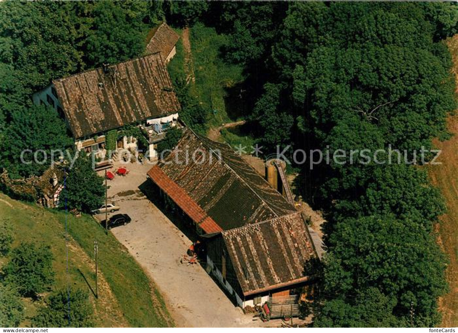 Elgg Wirtschaft zur Guhwilmuehle Fliegeraufnahme