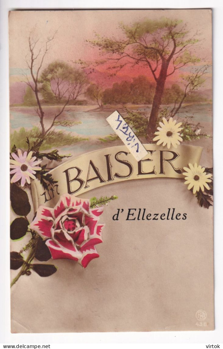 ELLEZELLES  (  1923 avec timbre )