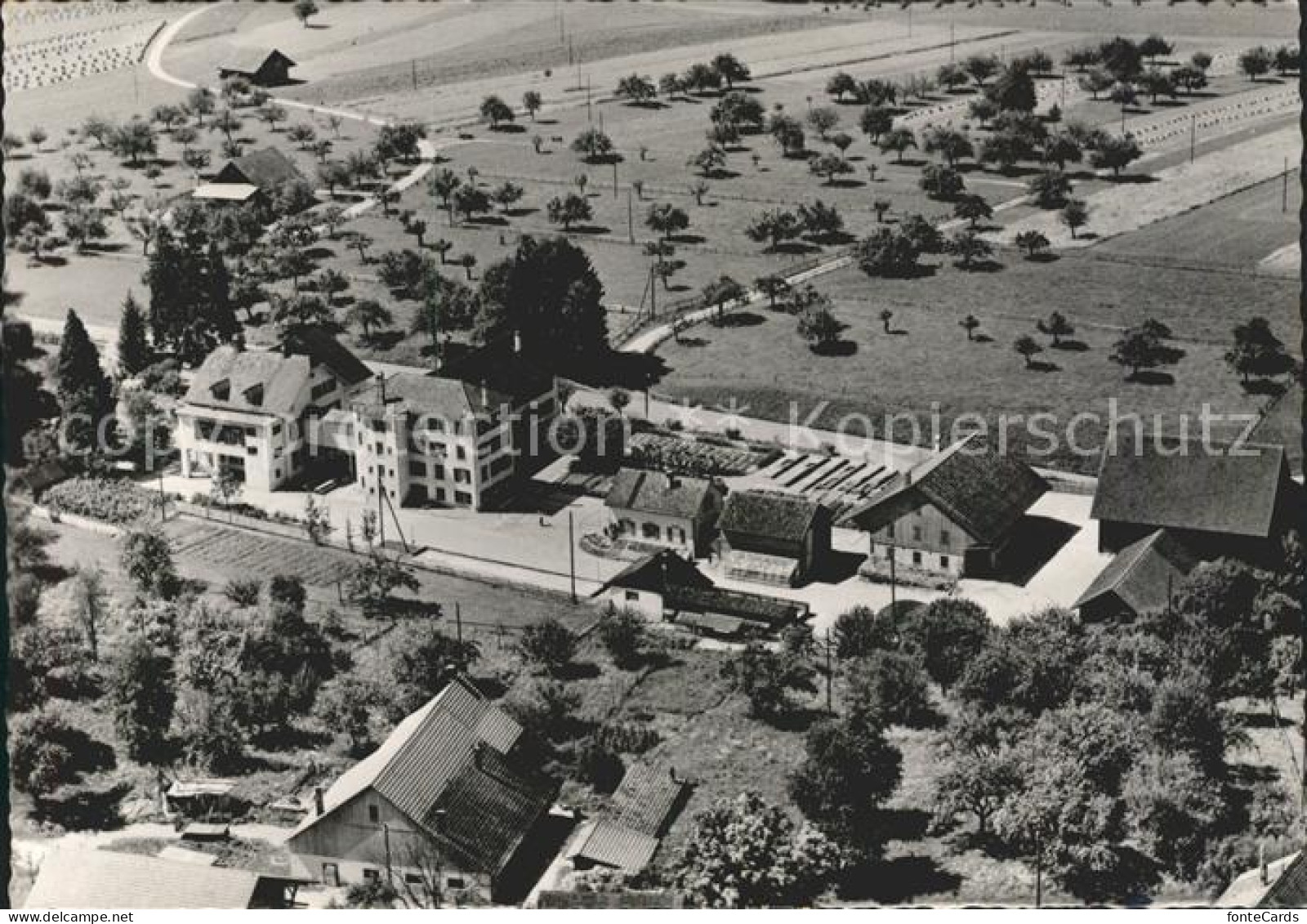 Ellikon Thur Heilstaette an der Thur Fliegeraufnahme