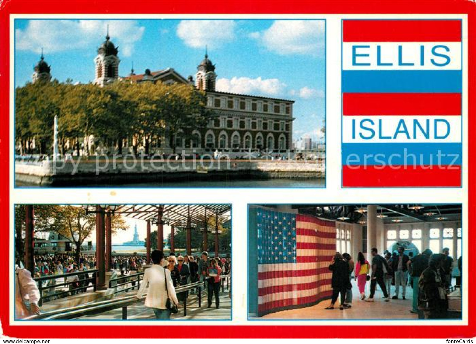 Ellis Island New York Main Entrance Peopling of America Exhibit