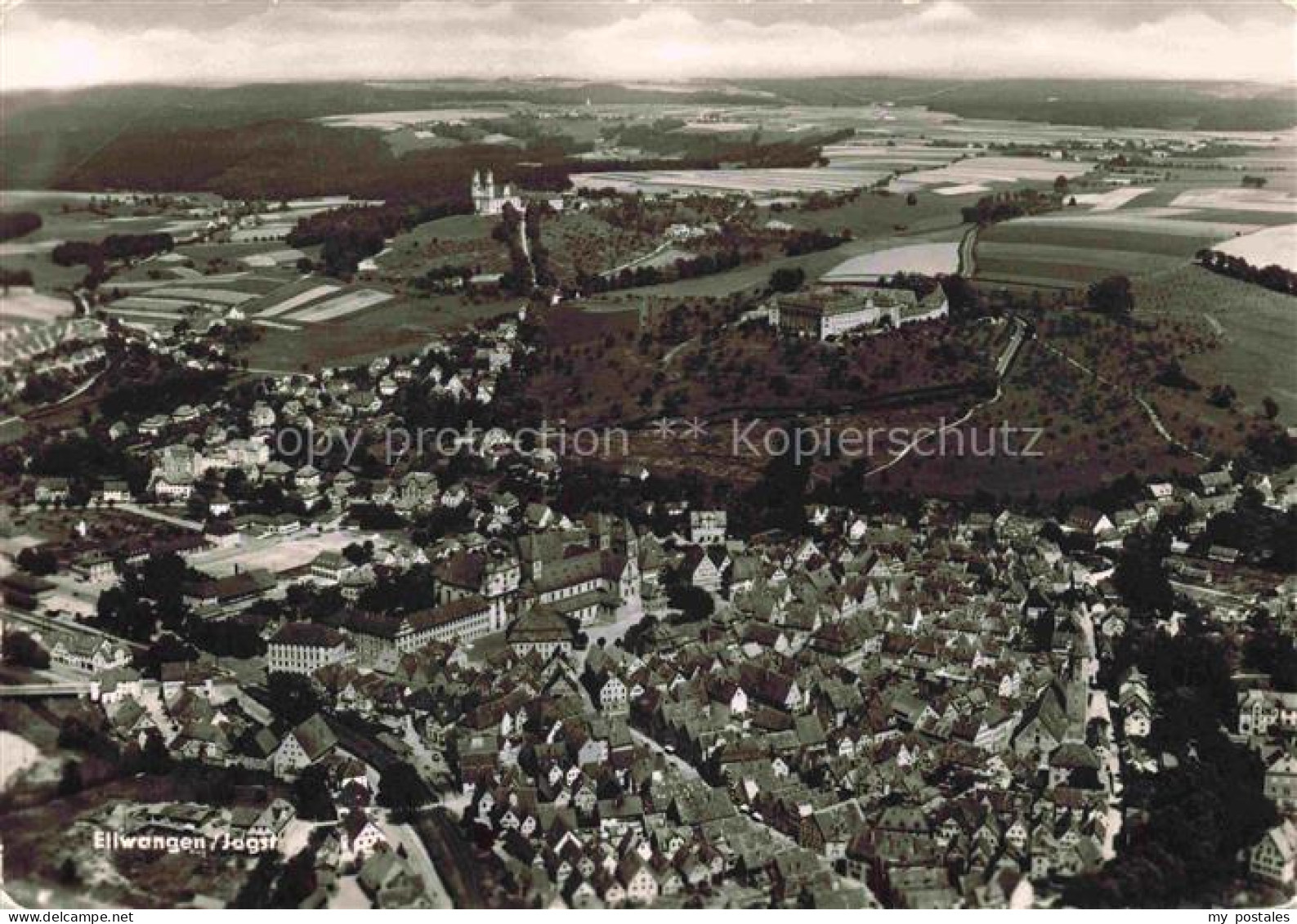 Ellwangen Jagst Fliegeraufnahme