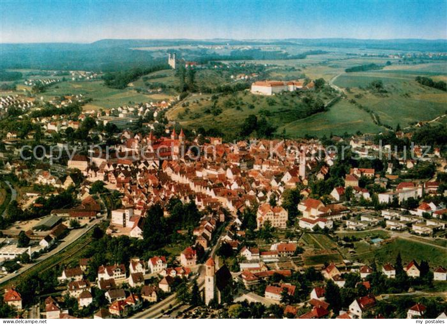 Ellwangen Jagst Fliegeraufnahme