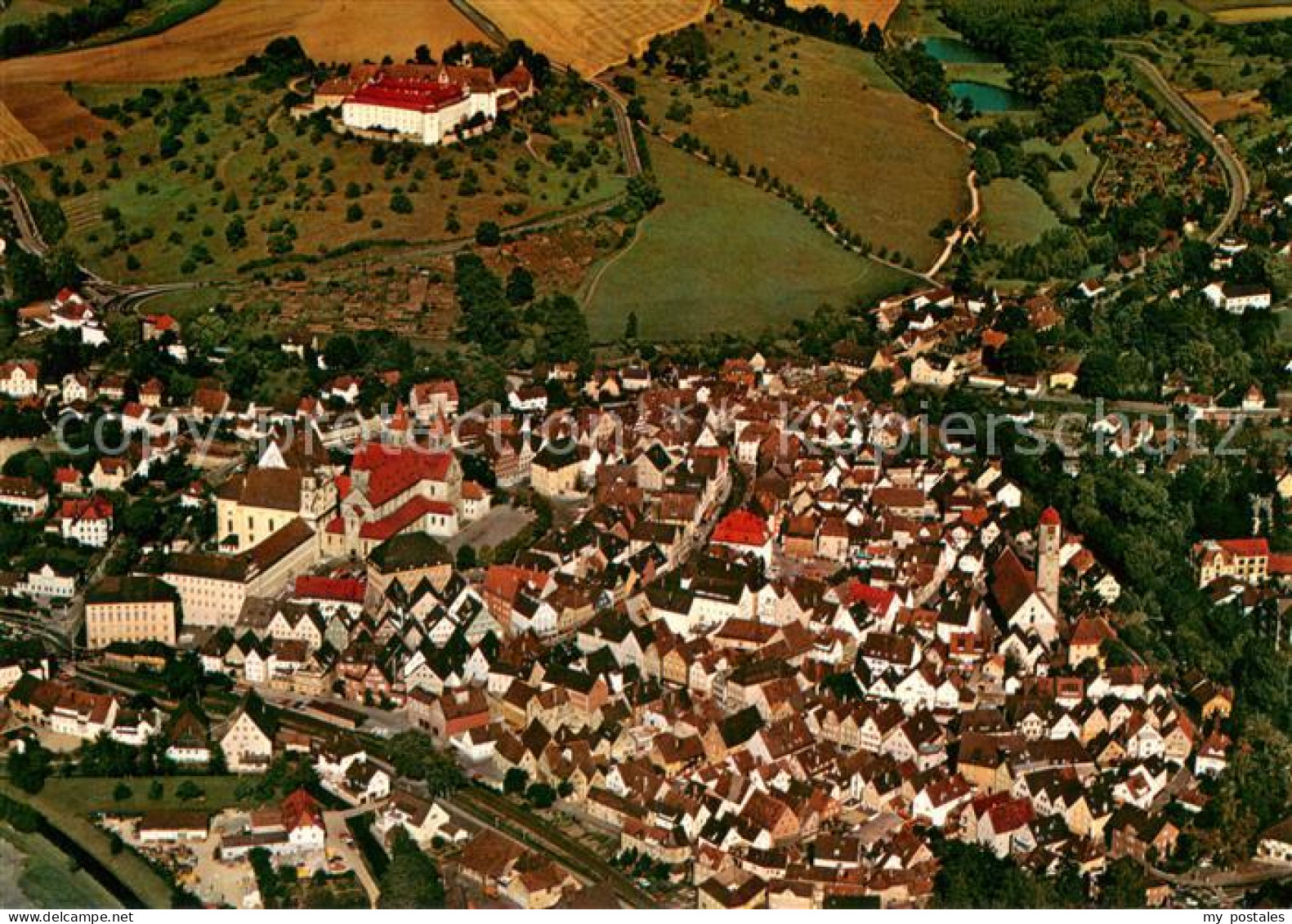 Ellwangen Jagst Fliegeraufnahme