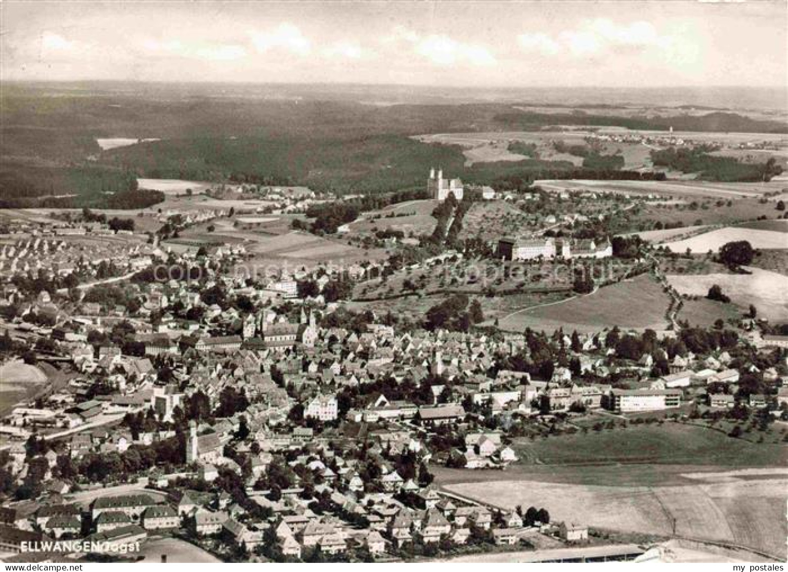 Ellwangen Jagst Fliegeraufnahme