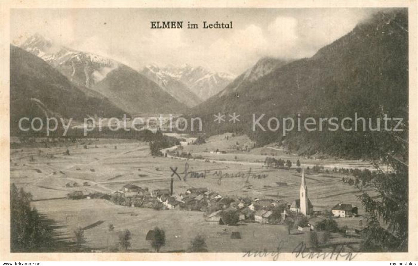 Elmen Tirol Panorama Lechtal Alpen
