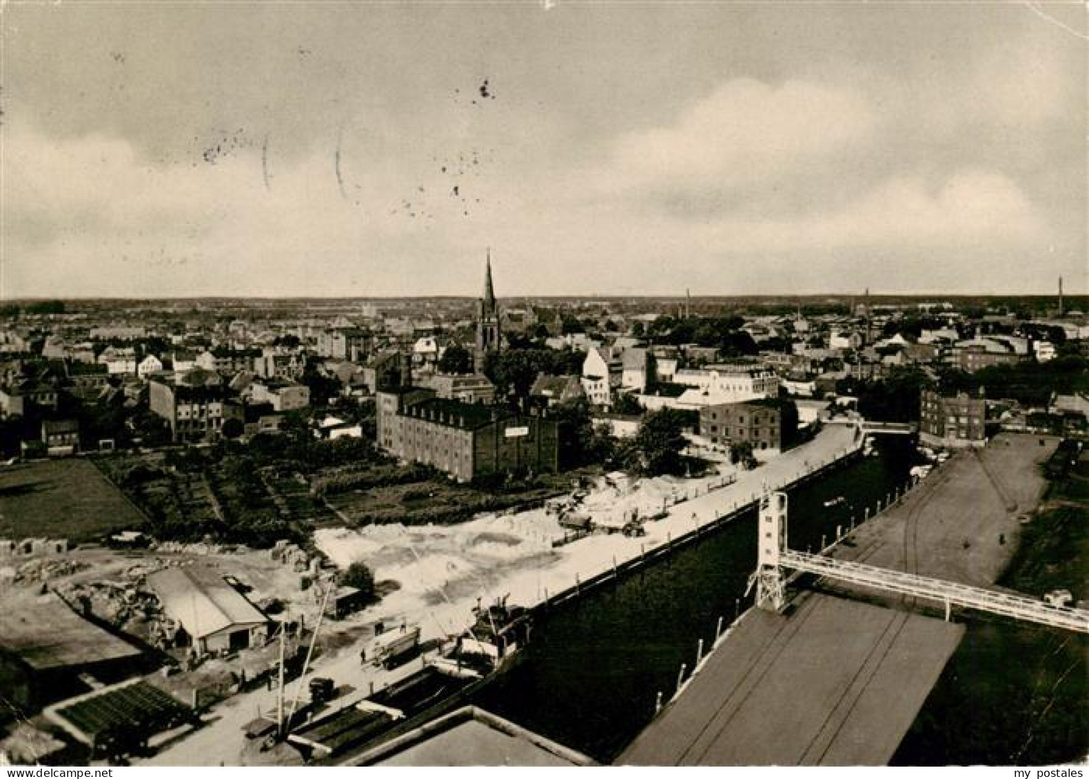 Elmshorn Blick vom Koelln Silo auf die Stadt