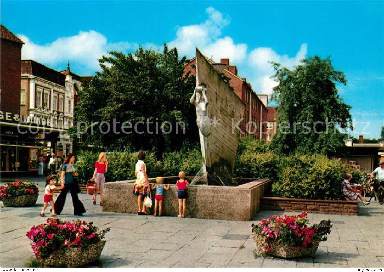 Elmshorn Florabrunnen Holstenplatz
