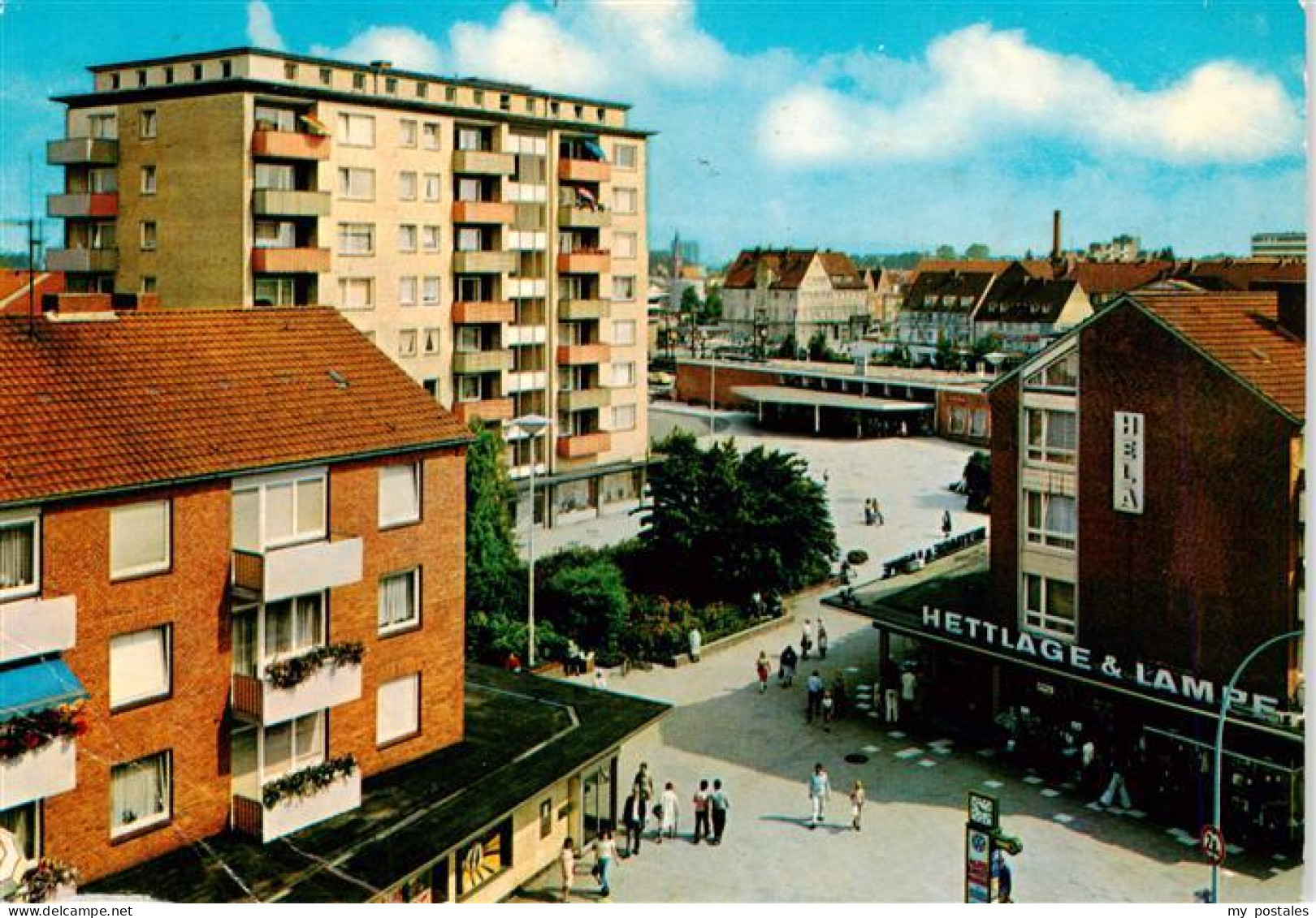 Elmshorn Holstenplatz und Bahnhof
