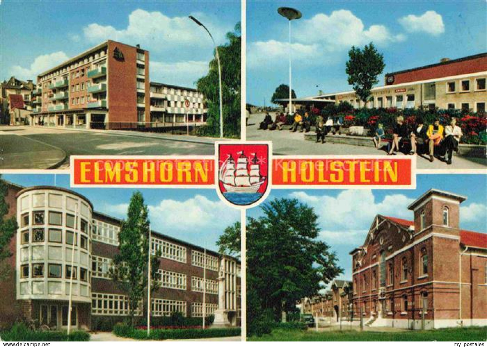 ELMSHORN Pinneberg Schleswig-Holstein Motive Stadtzentrum Gebaeude