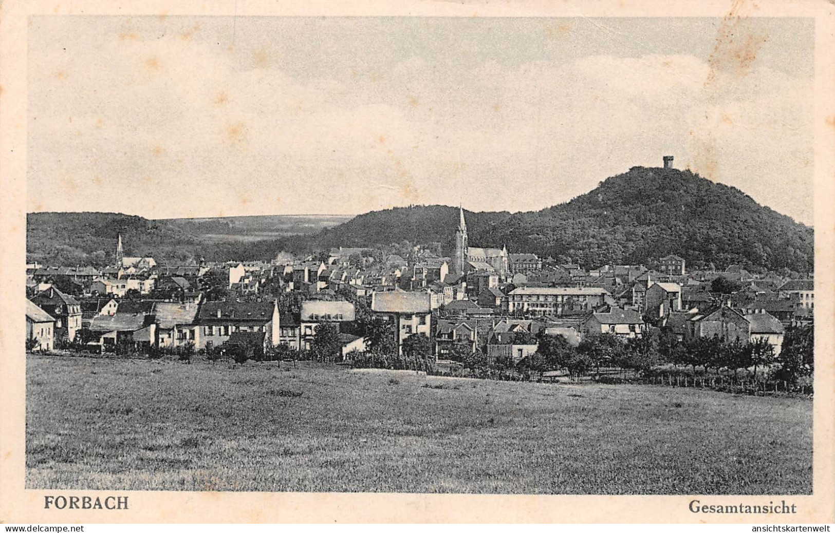 Elsass Forbach Gesamtansicht feldpgl1942 #196.416
