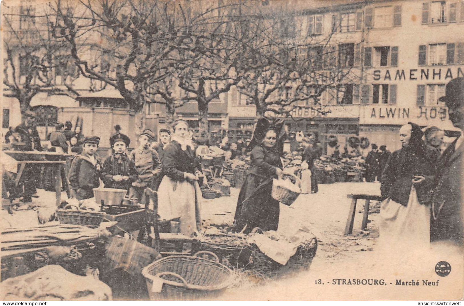 Elsass Strasbourg Marche Neuf ngl #196.421
