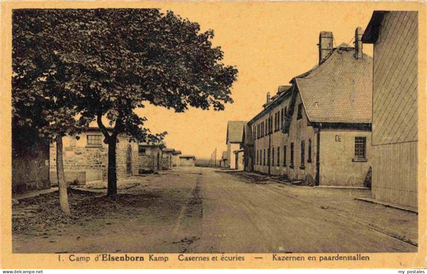 Elsenborn Belgie Camp d'Elsenborn Casernes et ecuries