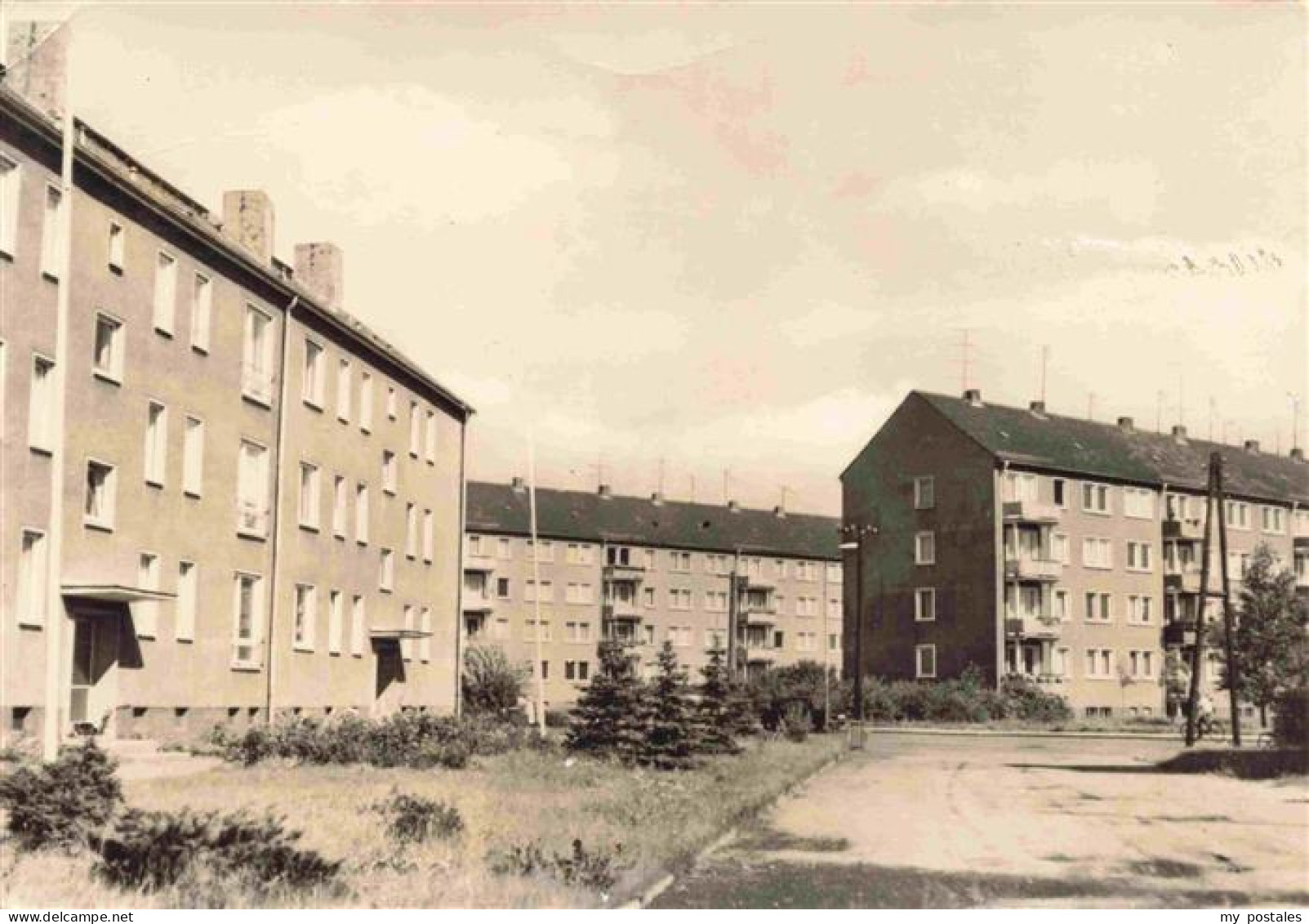 Elsterwerda Blumenstrasse Strasse des Aufbaus
