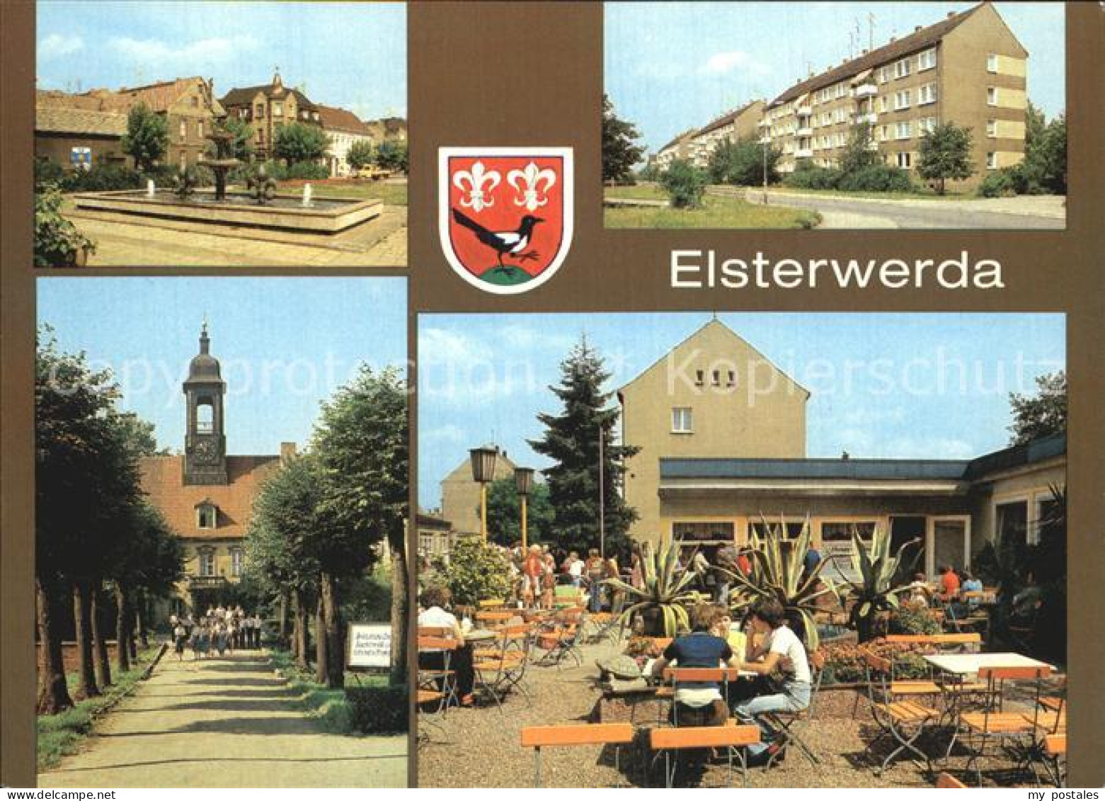 Elsterwerda Schloss Wappenbrunnen