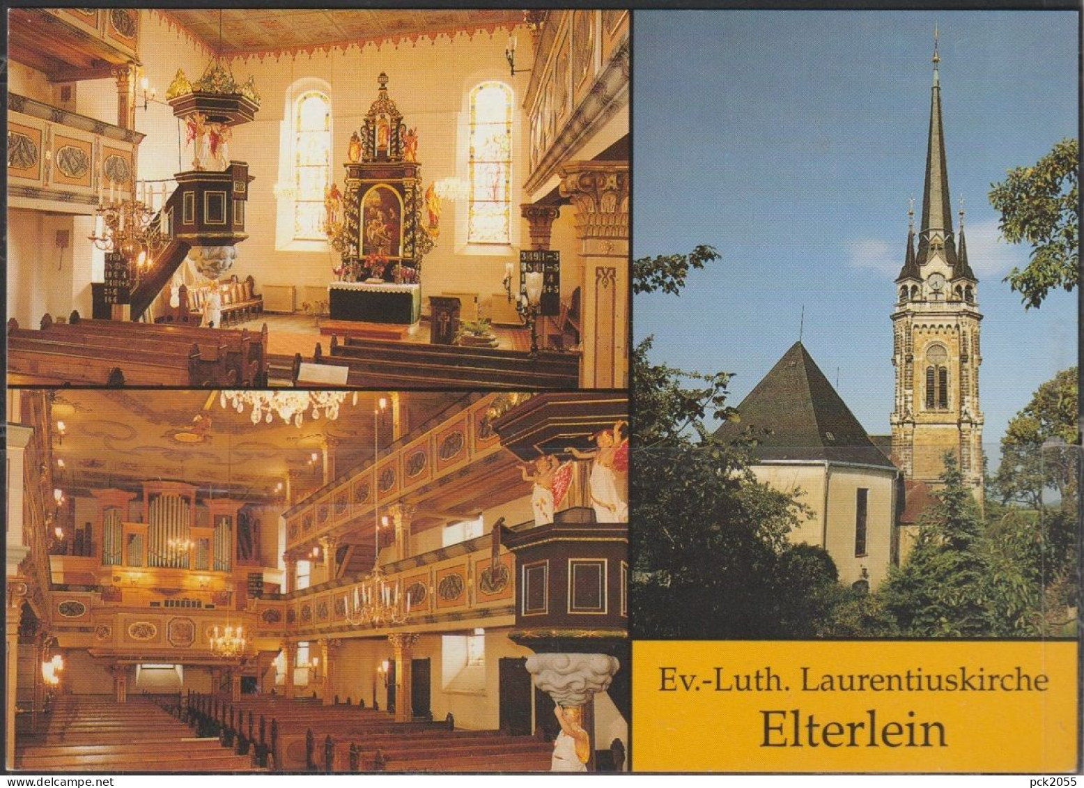 ELTERLEIN - Ev. Luth . Laurentiuskirche - beschriftet - ( AK 6886)