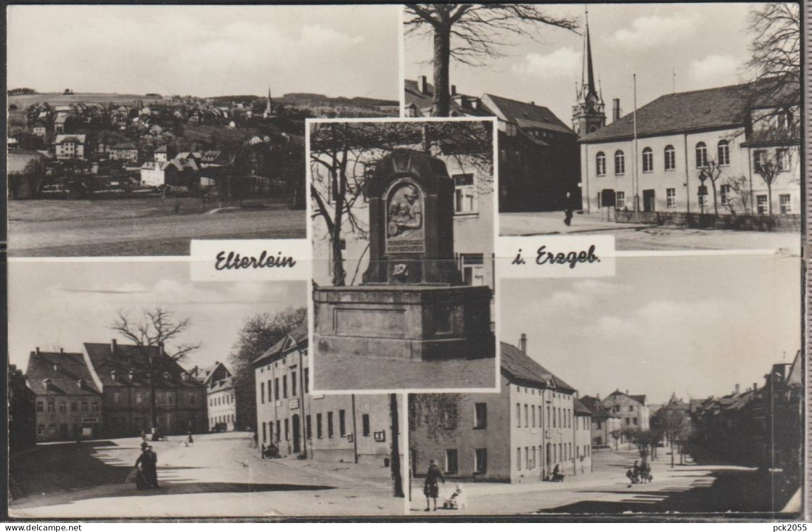 ELTERLEIN im Erzgebirge - MBK - gelaufen  (AK 6731)