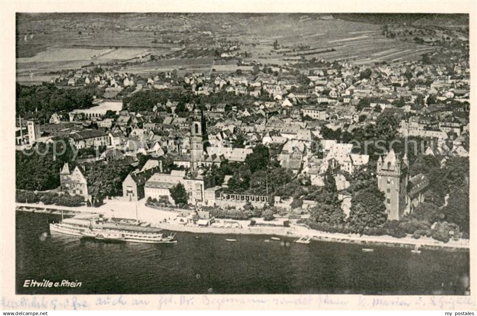 Eltville Rhein Fliegeraufnahme