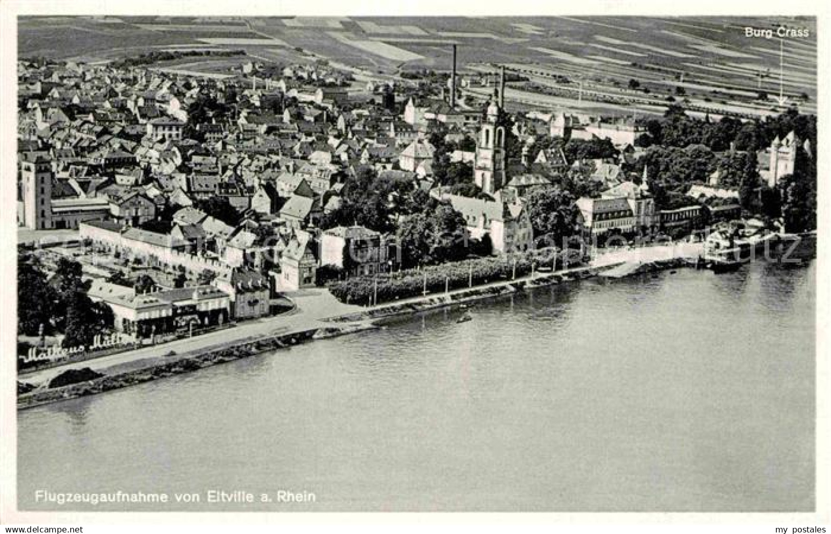 Eltville Rhein Fliegeraufnahme