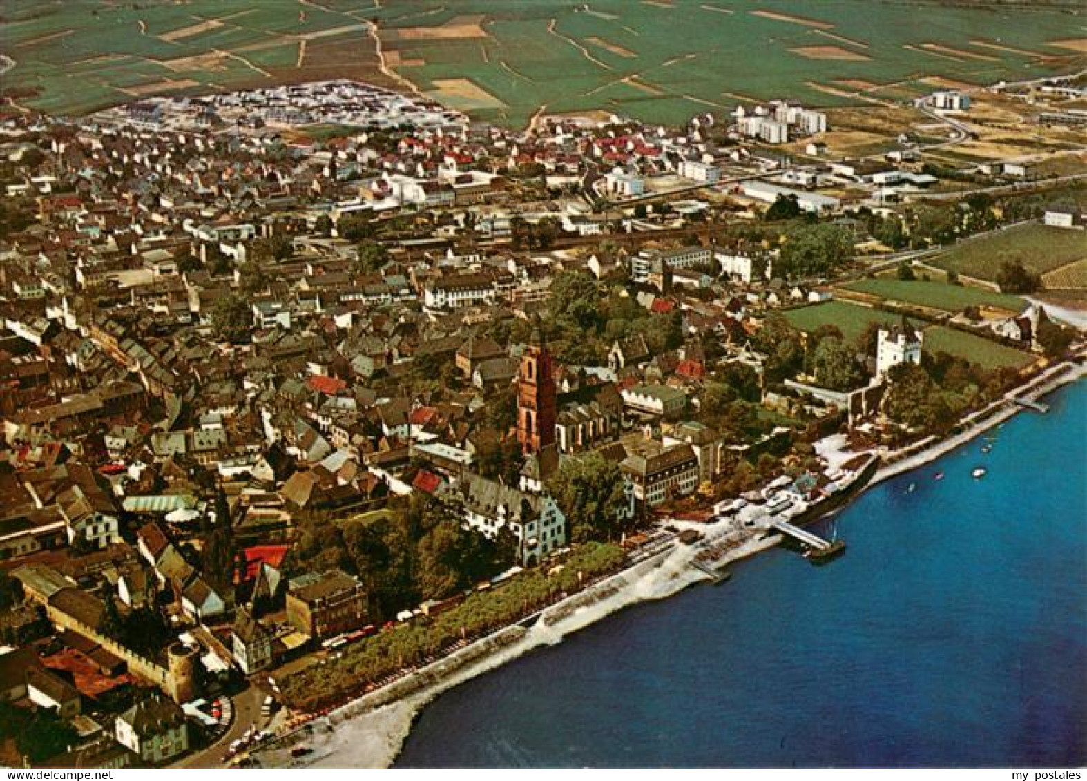 Eltville Rhein Fliegeraufnahme