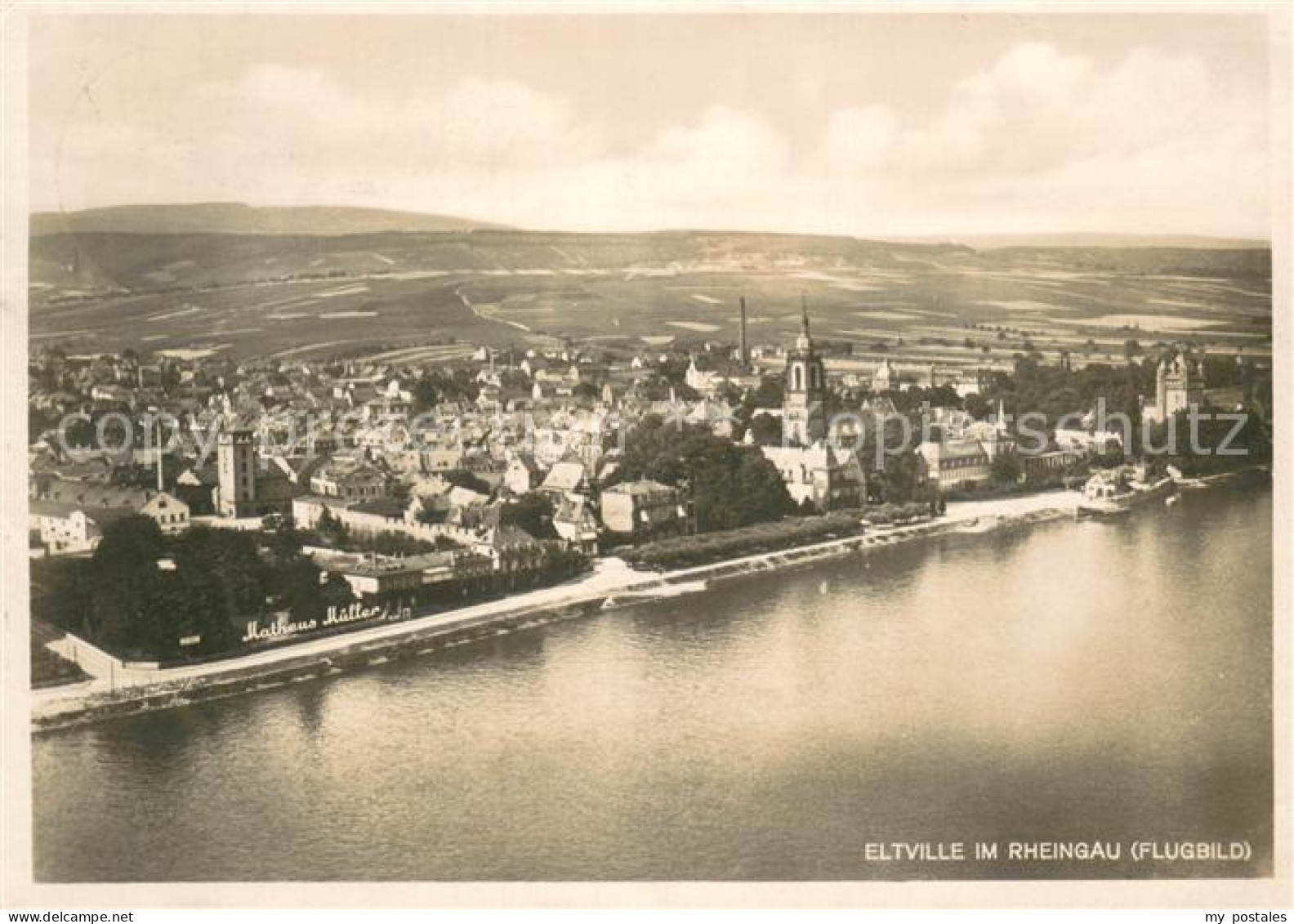 Eltville Rhein Fliegeraufnahme