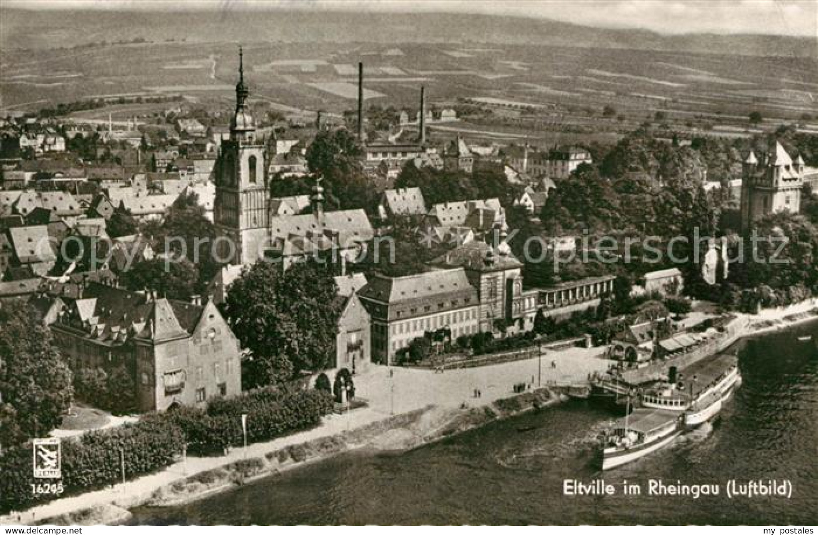 Eltville Rhein Fliegeraufnahme