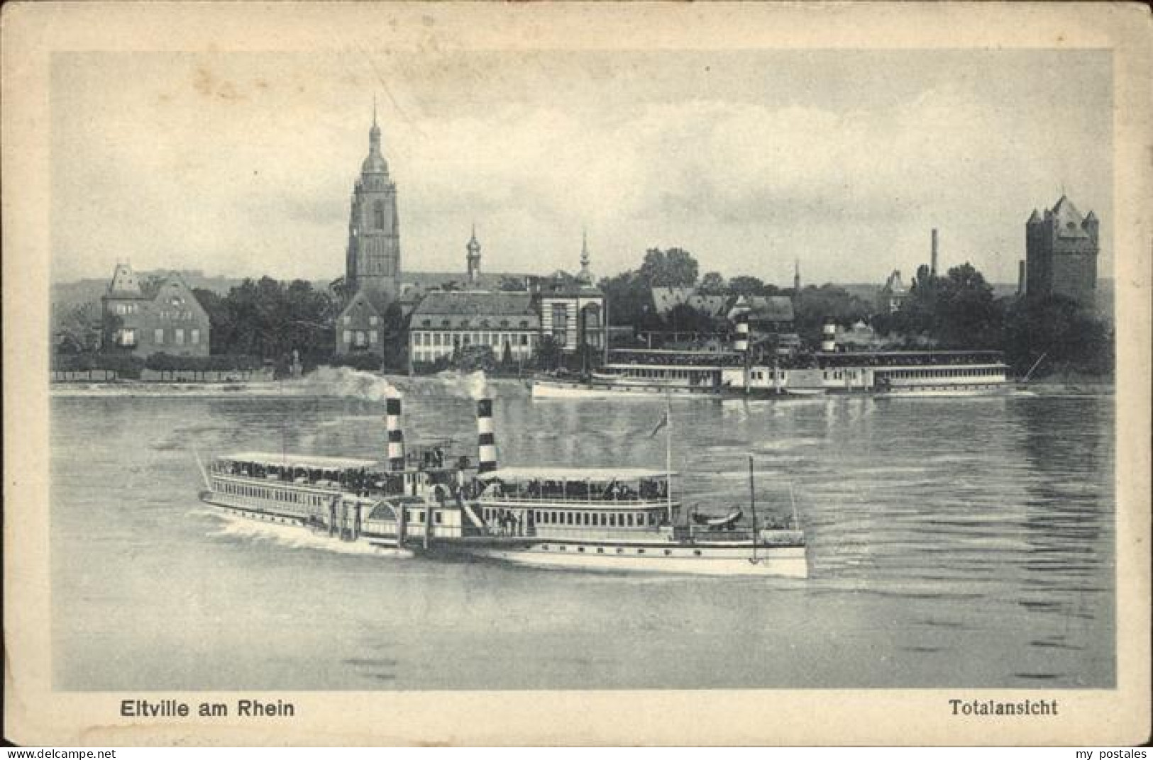 Eltville Schiffe Rhein