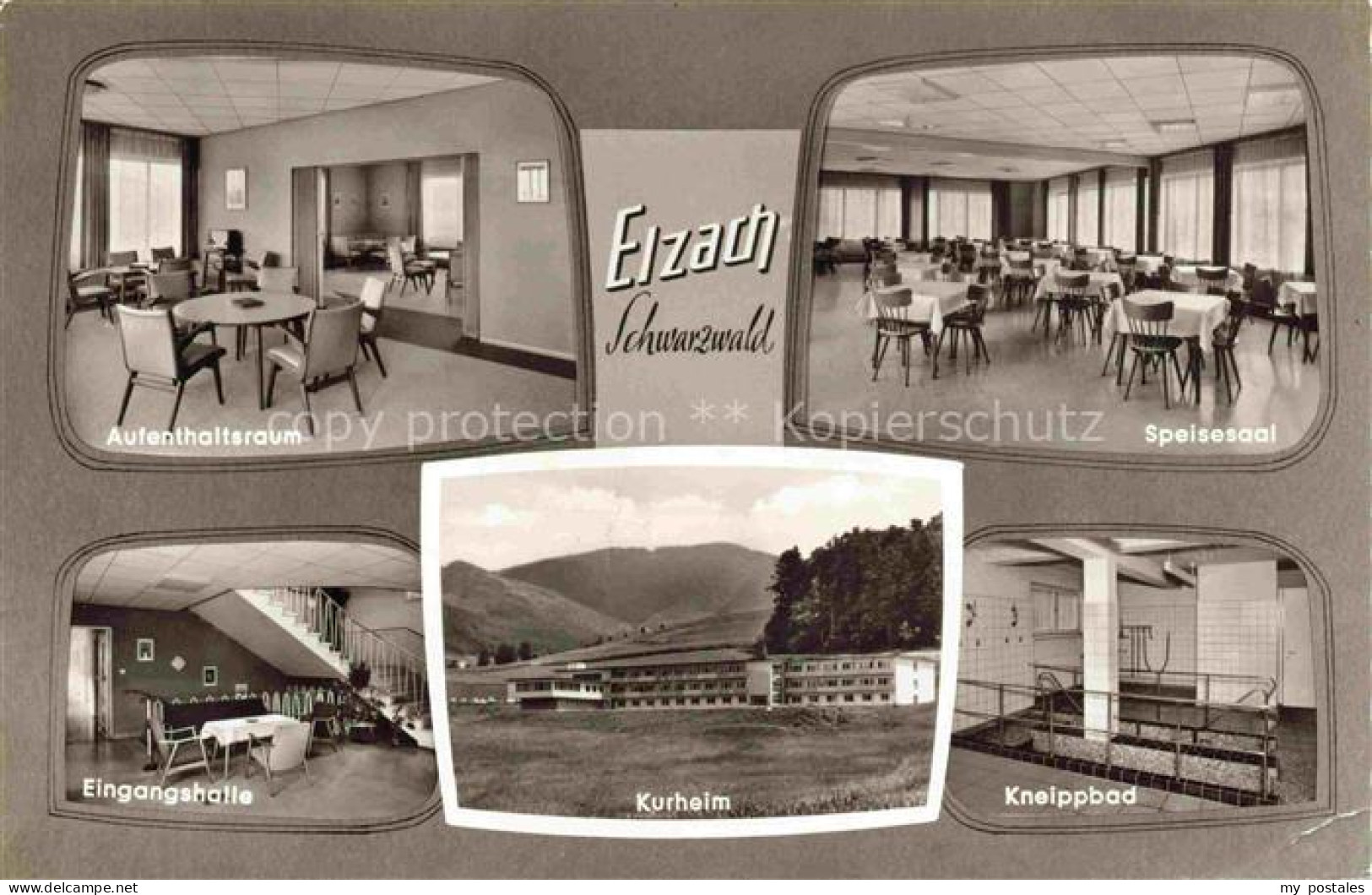 Elzach Emmendingen BW Aufenthaltsraum Speisesaal Eingangshalle Kurheim Kneippbad