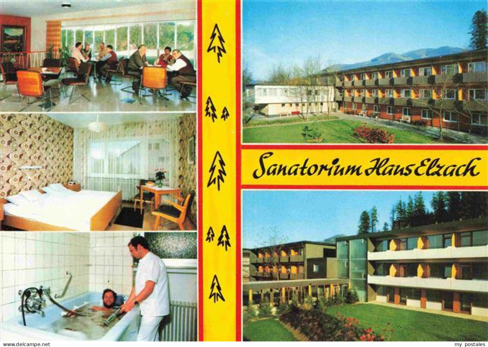 Elzach Emmendingen BW Sanatorium Haus Elzach Speisesaal Zimmer Moorbad