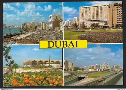 Dubai postcard used 1993