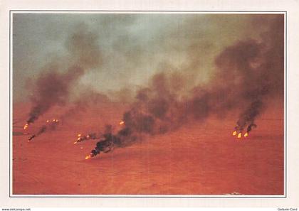 EMIRATS ARABES UNIS ABU DHABI TORCHE DE BRULAGE DES TETES DE PUITS
