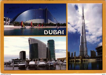 PC U.A.E. DUBAI NEW FACE OF DUBAI BURJ KHALIFA REAL PHOTO POSTCARD (b16401)