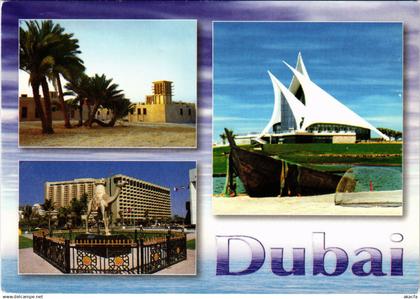 PC U.A.E. , DUBAI, VIEWS OF DUBAI, REAL PHOTO POSTCARD (b16412)