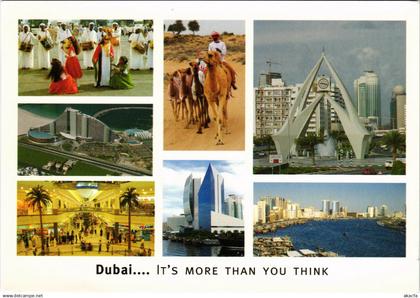 PC U.A.E. , DUBAI, VIEWS OF DUBAI, REAL PHOTO POSTCARD (b16413)
