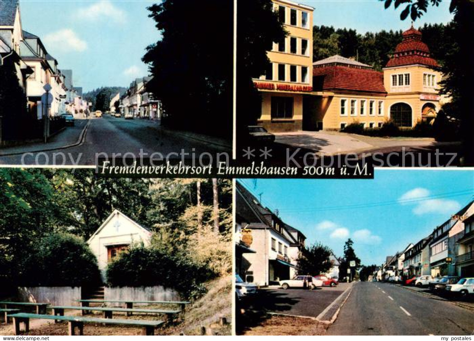 Emmelshausen Strassenansichten Heilbruennchen Thaumaquelle Sauerbrunnen