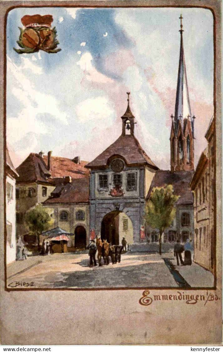 Emmendingen - Künstlerkarte C. Biese