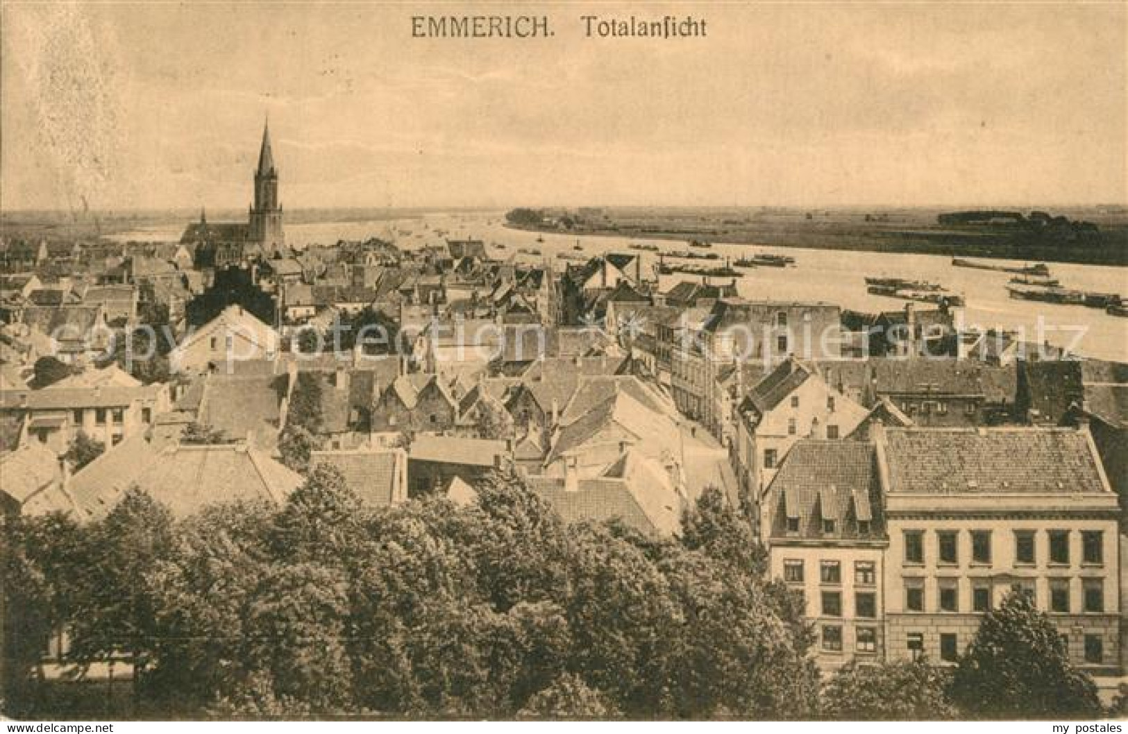 Emmerich Rhein Stadtpanorama