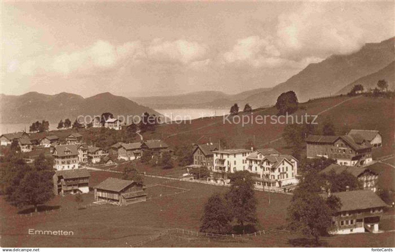 Emmetten Nidwalden NW Panorama