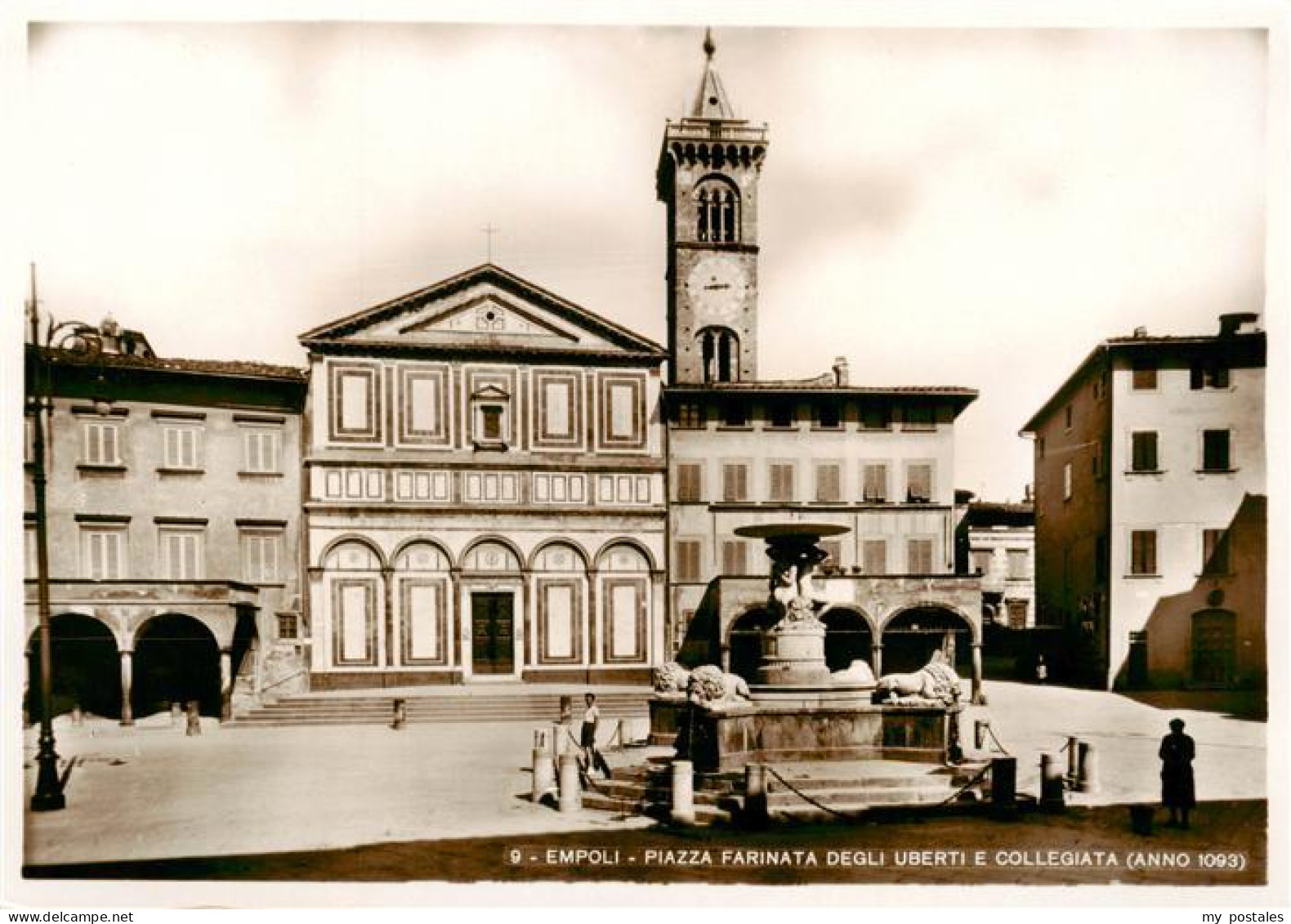 Empoli Florenz Firenze IT Piazza Farinata degli Uberti e Collegiata