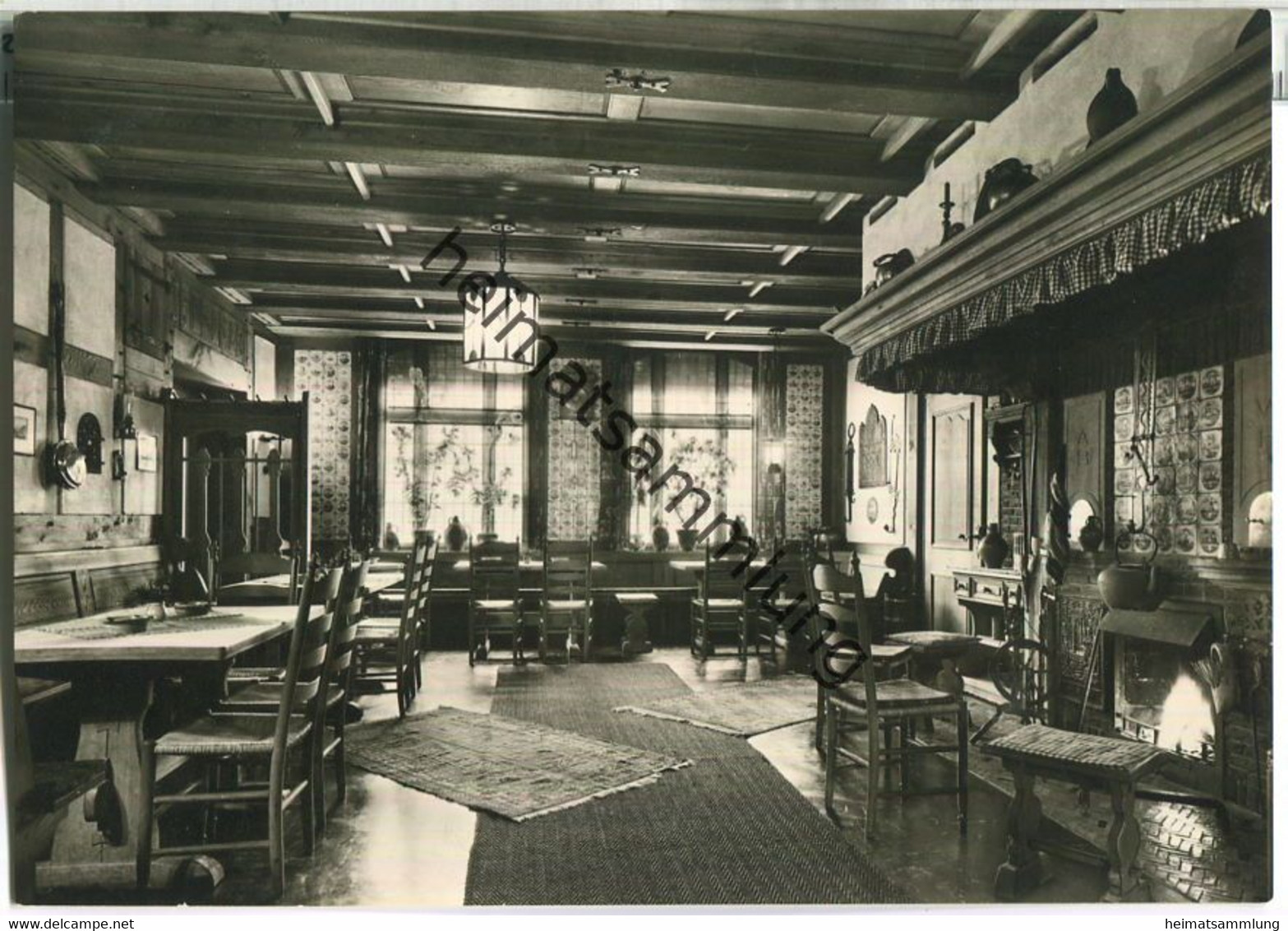 Emsdetten - Gaststätte Waldesruh - Bauernstube - Foto-Ansichtskarte - Verlag N. Muddemann Münster