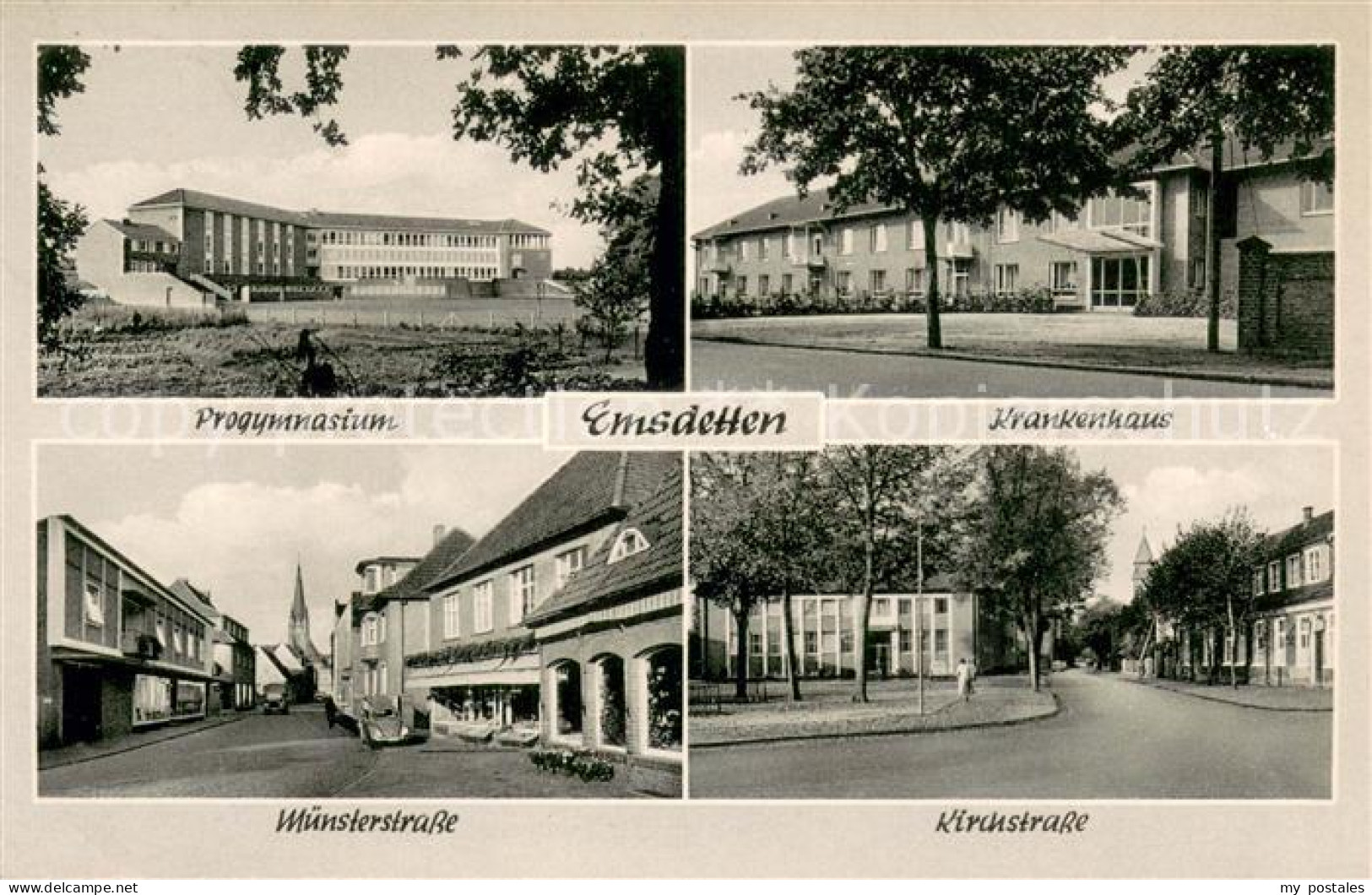 Emsdetten Krankenhaus Kirchstrasse Muensterstrasse