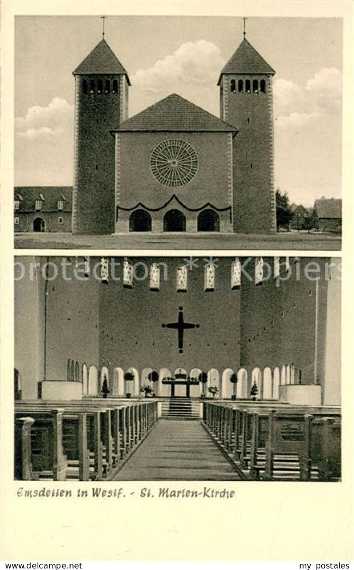 Emsdetten St. Marien-Kirche Innenansicht