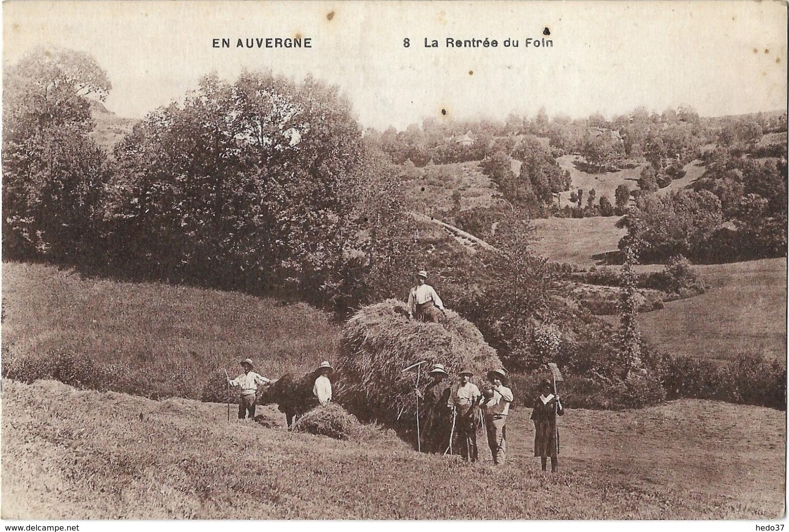 En Auvergne - La Rentrée du Foin