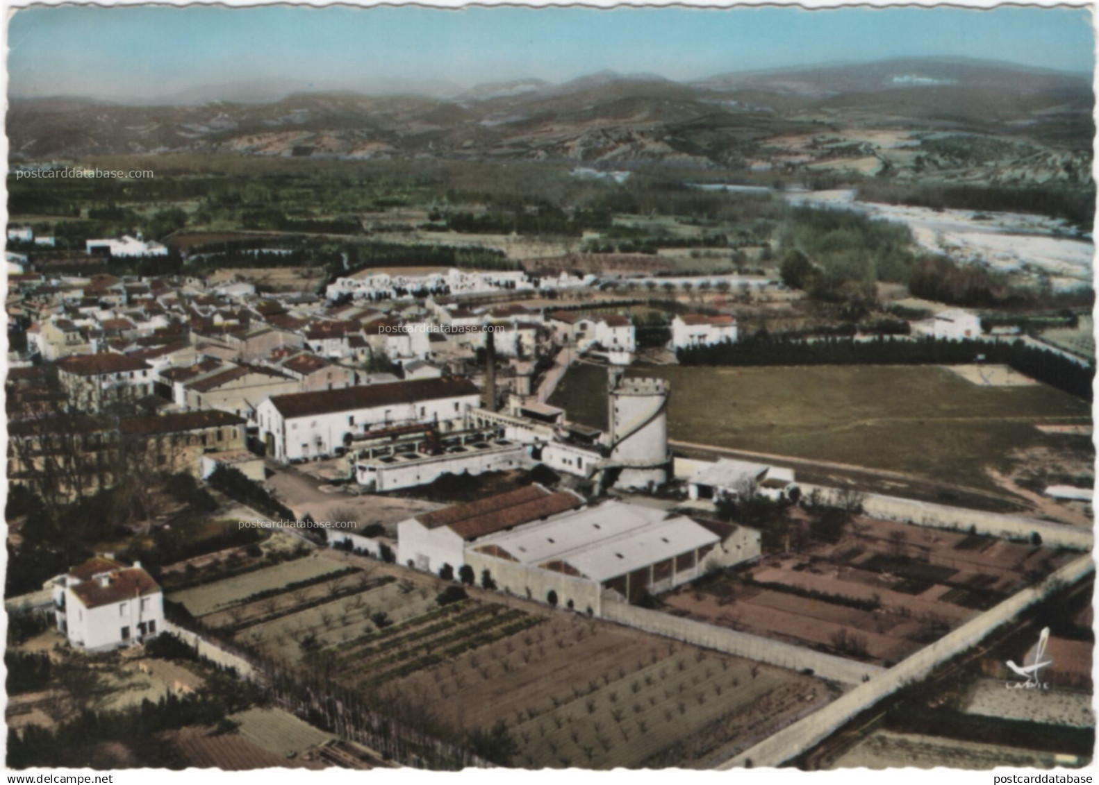 En avion au-dessus de Millas - & air view