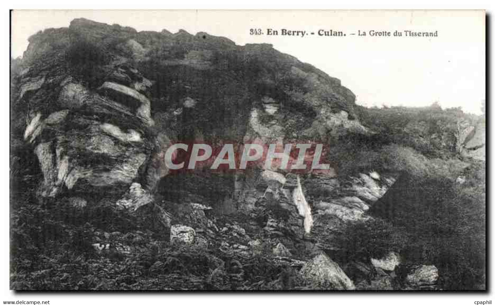 En Berry - Culan - La Grotte du Tisserand - CPA
